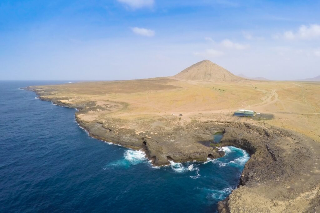Buracona, blue eye, aerial