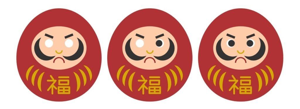 Daruma x 3