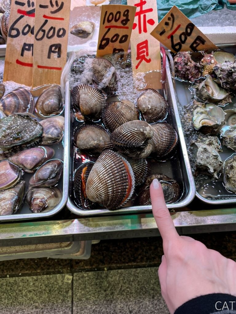 The Best of Kyoto in 3 days_Nishiki Market_Cockles