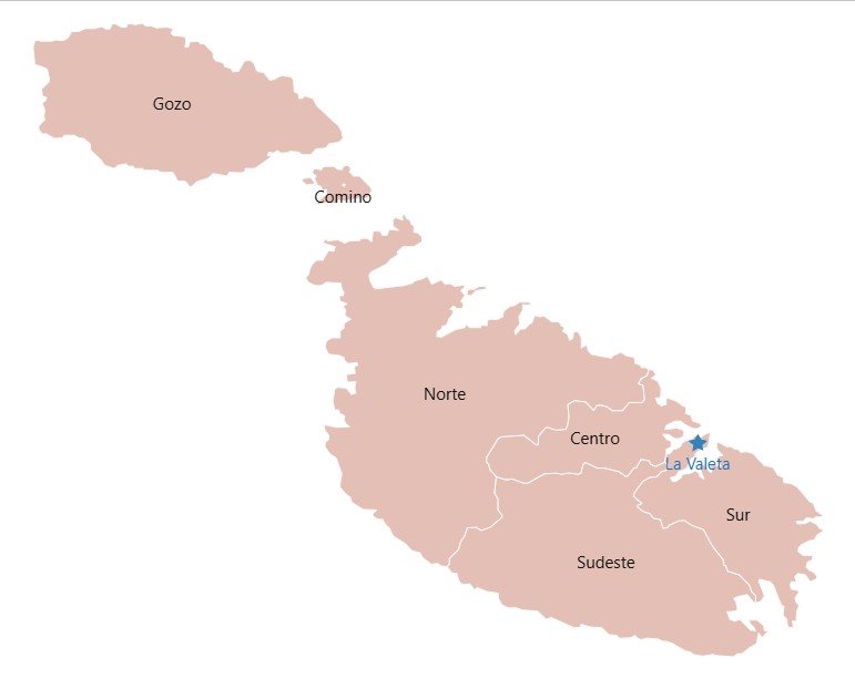 Malta, Comino, Gozo_Mapa