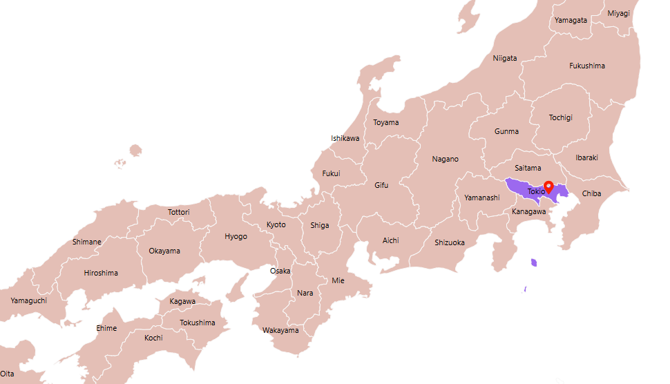 Guía práctica de Tokio: mapa