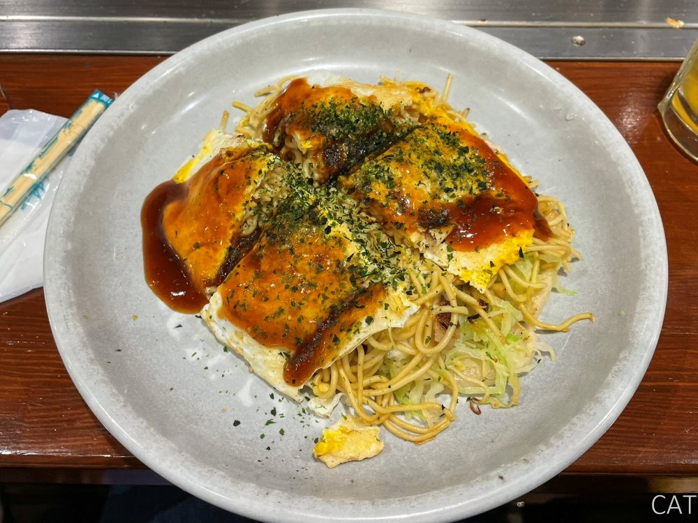 Hiroshima-style okonomiyaki