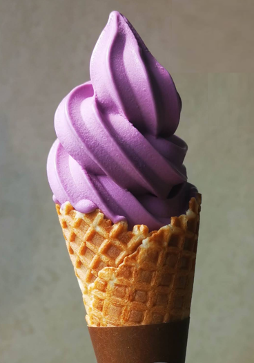 Purple Sweet Potato Soft Serve