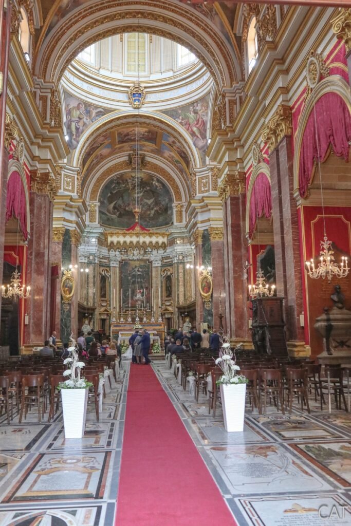 St Paul's Cathedral Interior, Mdina, Malta
